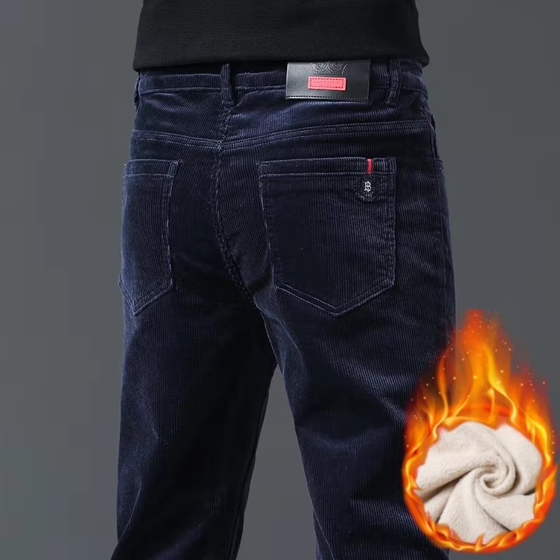 Corduroy Pant Warm - Męskie spodnie z sztruksu, zimowe, z