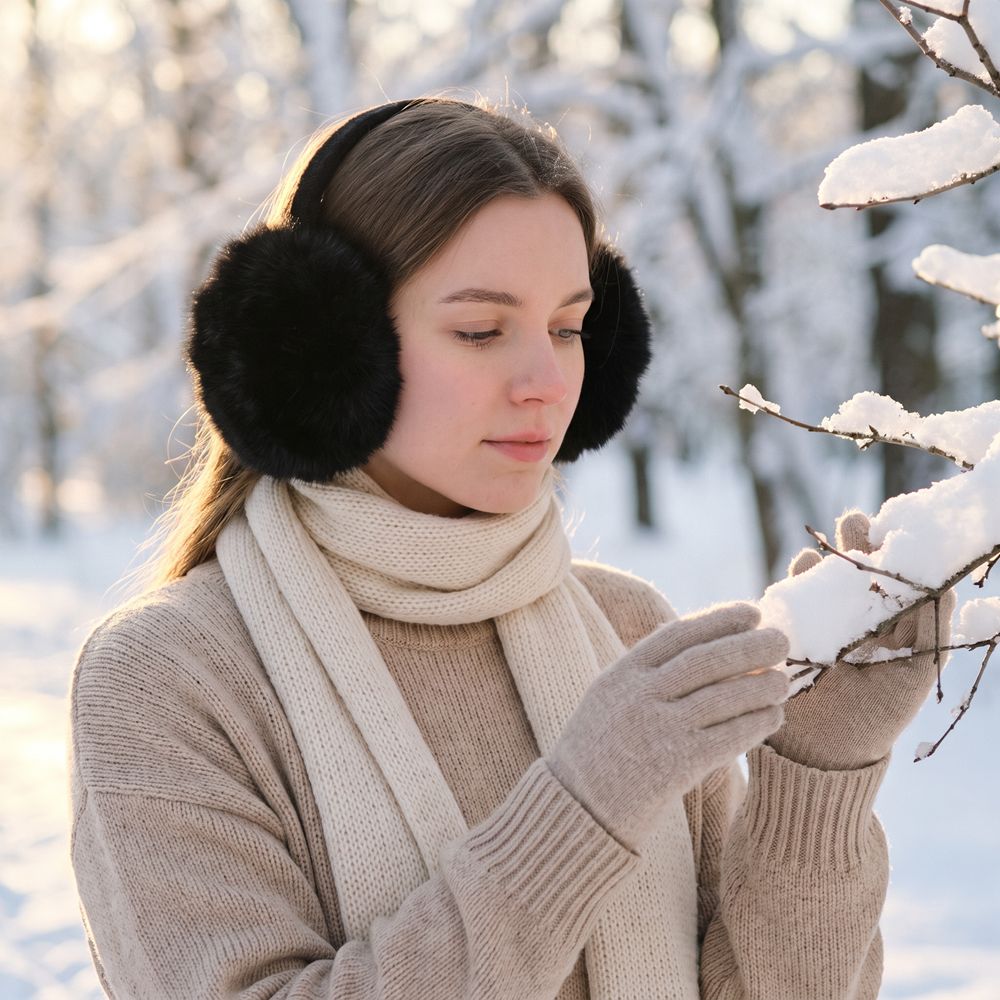 Miękkie nauszniki z imitacji f – Earmuffs Foldable recenzja i cena
