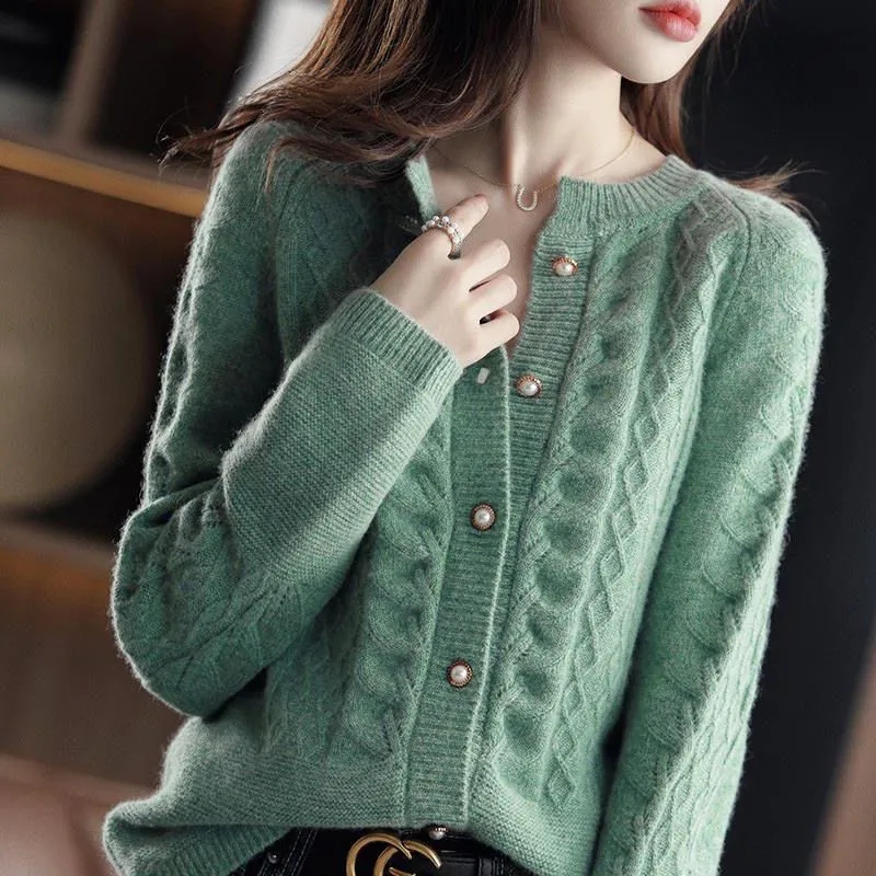 Damski sweter rozpinany vintag – Wool Coat Peacoat recenzja i cena