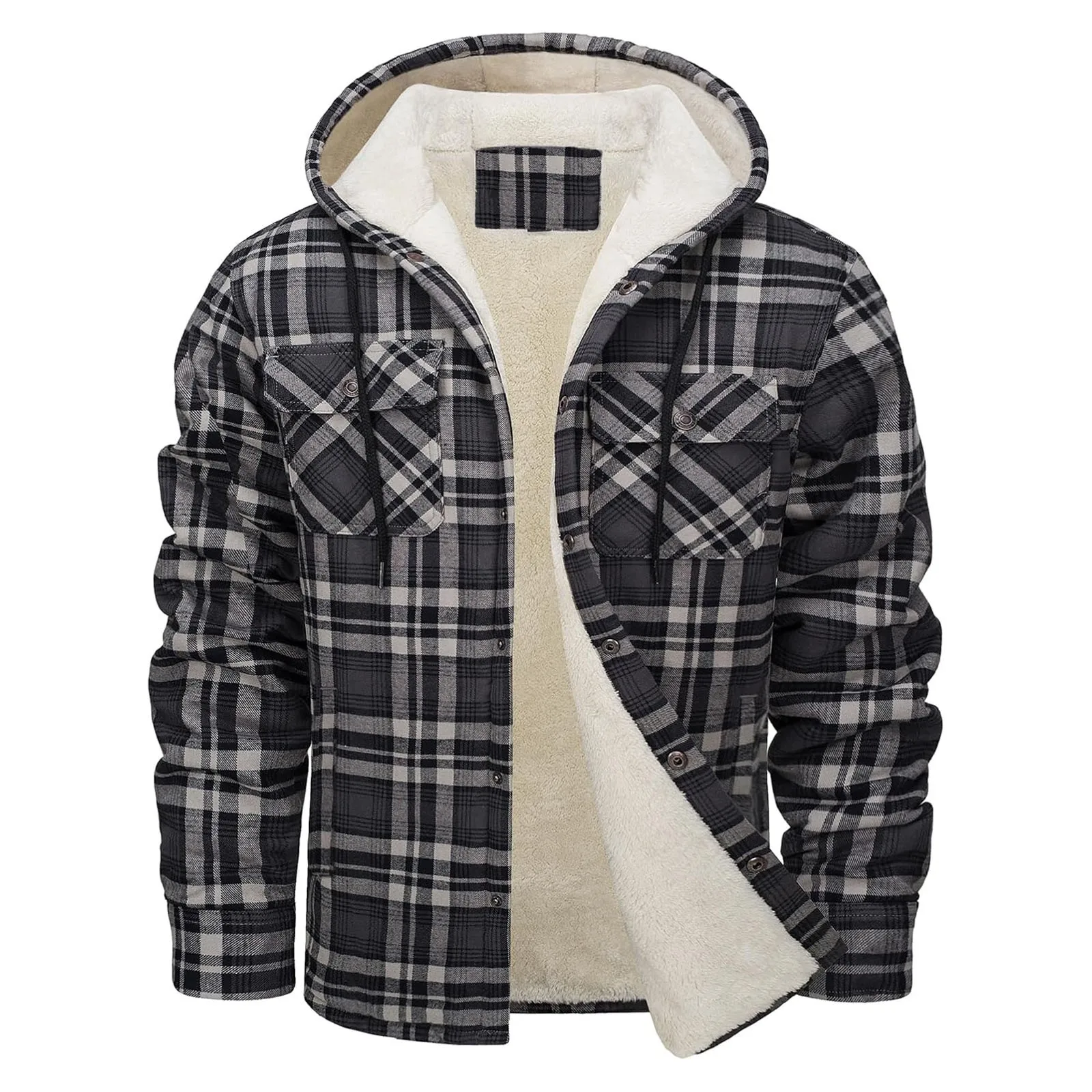 Gruba ciepła flanelowa kurtka  – Flannel Shirt Lined recenzja i cena