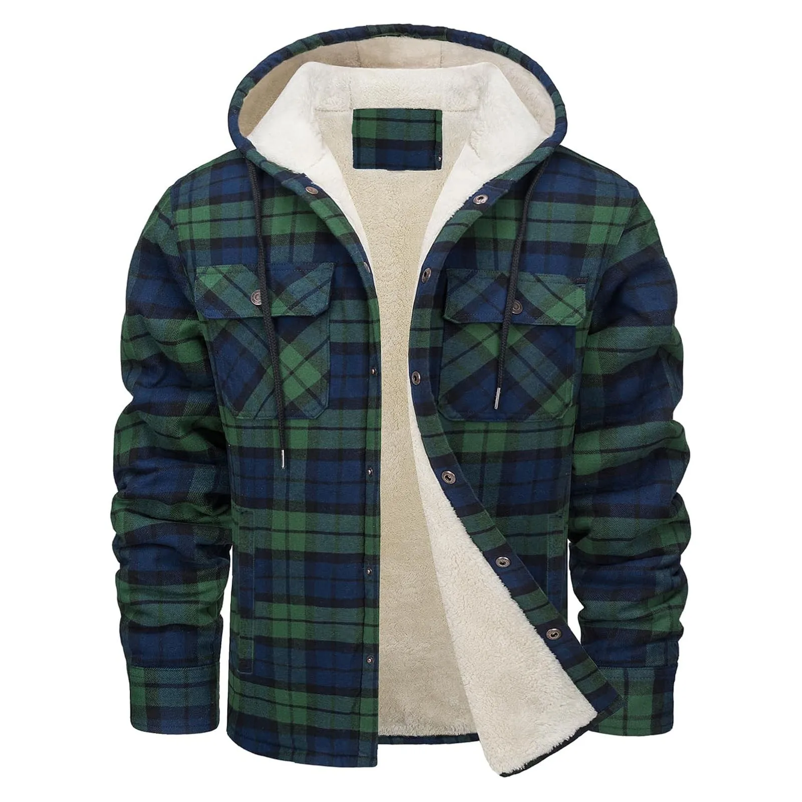 Gruba ciepła flanelowa kurtka  – Flannel Shirt Lined recenzja i cena