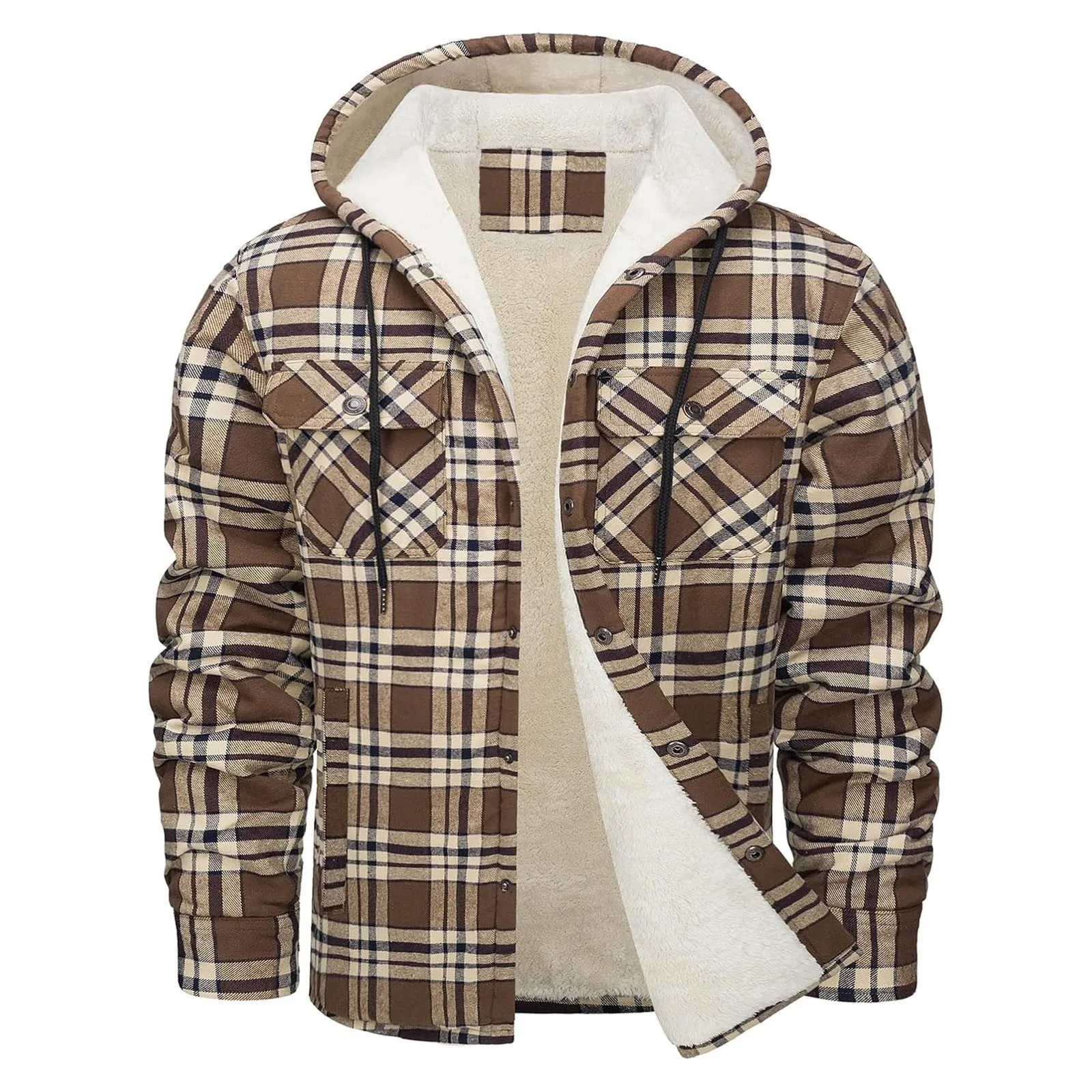 Gruba ciepła flanelowa kurtka  – Flannel Shirt Lined recenzja i cena