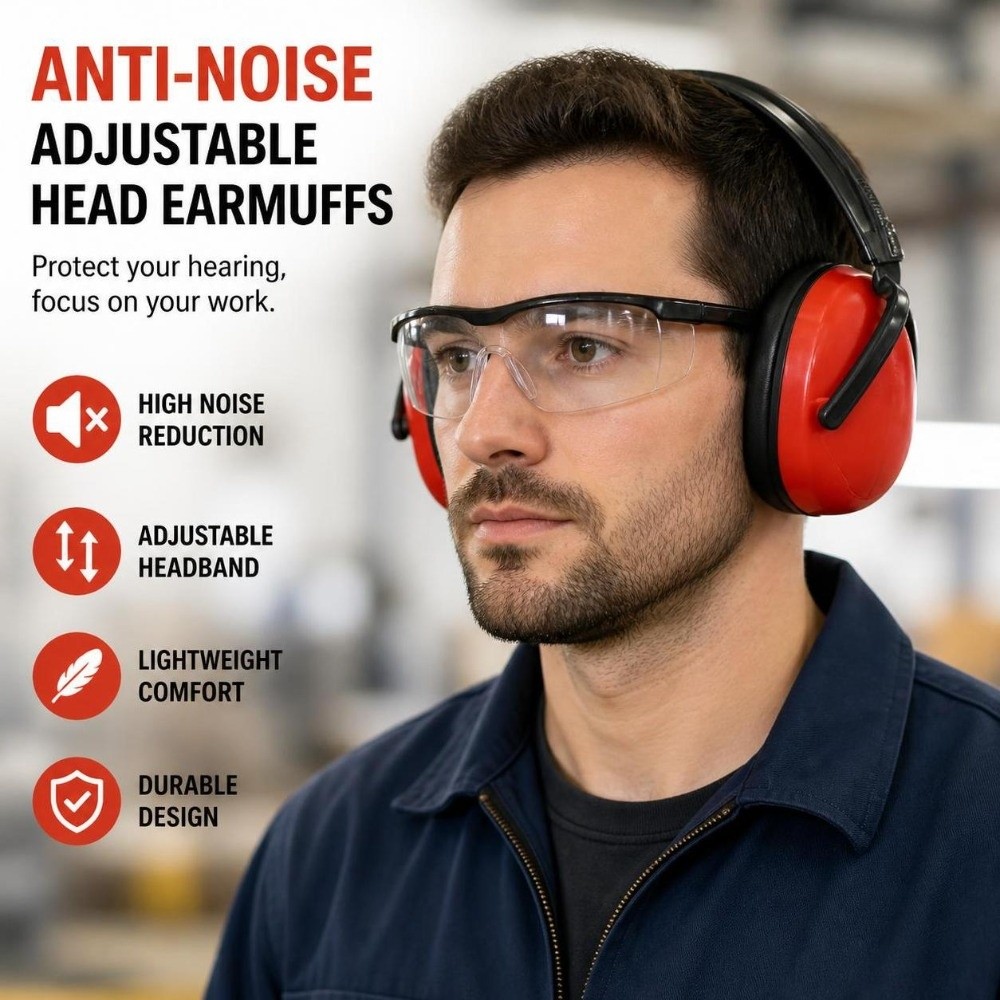 Składane, regulowane nauszniki – Earmuffs Foldable recenzja i cena