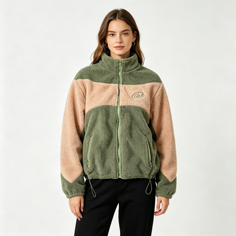 Zimowa damska kurtka z polaru  – Sherpa Hoodie Fleece recenzja i cena