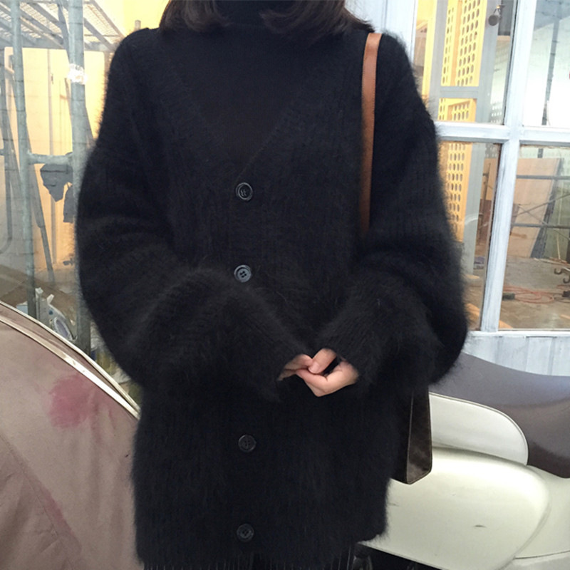 Sweter z imitacji futra norek, – Wool Coat Peacoat recenzja i cena