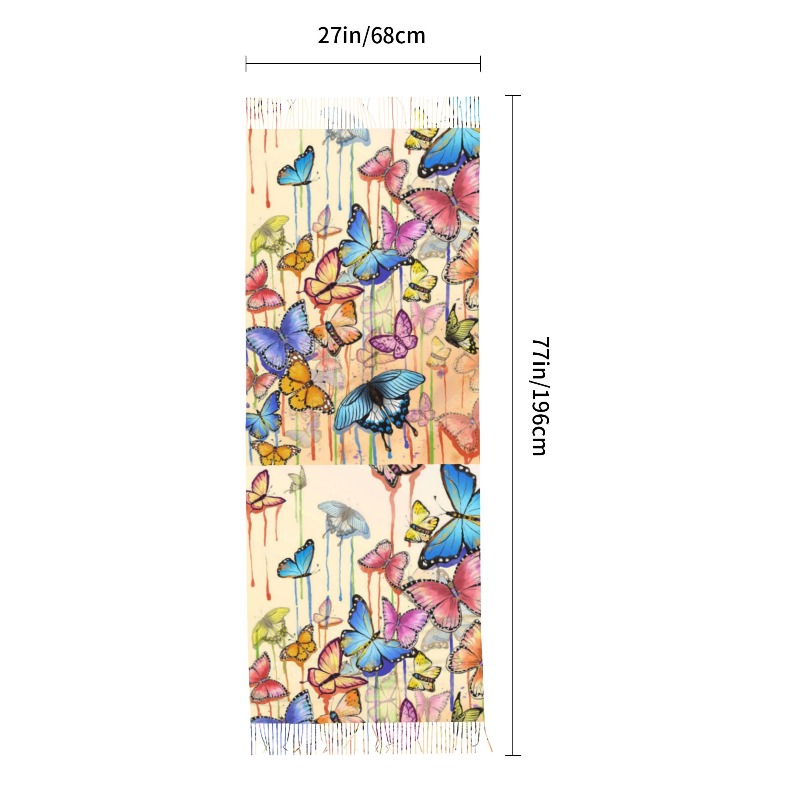 Retro Zimowy Szal Kaszmirowy z – Cashmere Pashmina Wrap recenzja i cena