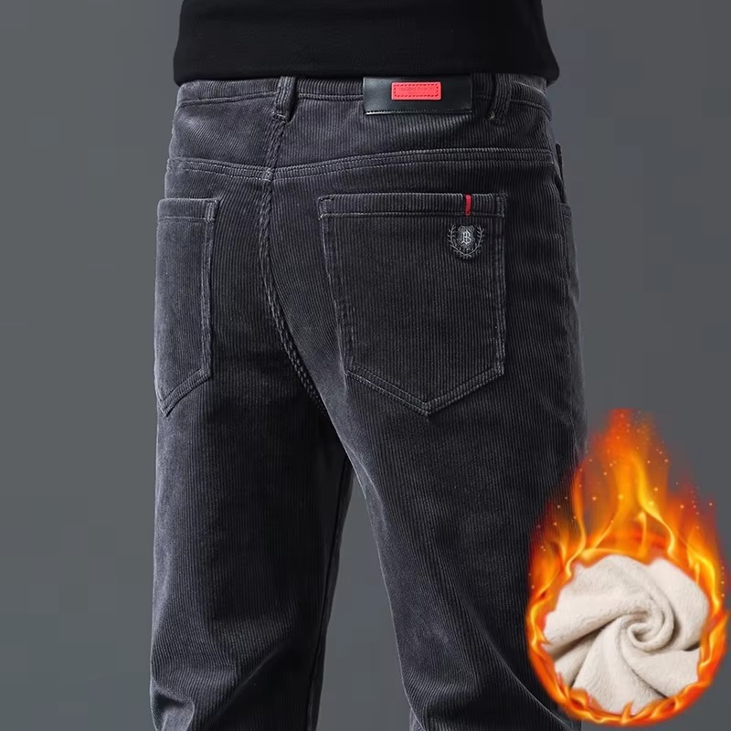 Męskie spodnie z sztruksu, zim – Corduroy Pant Warm recenzja i cena