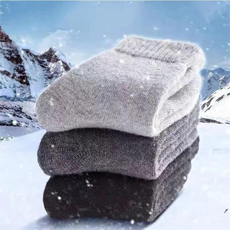 4Pairs/Lot Męskie zimowe super – Thermal Sock Wool recenzja i cena