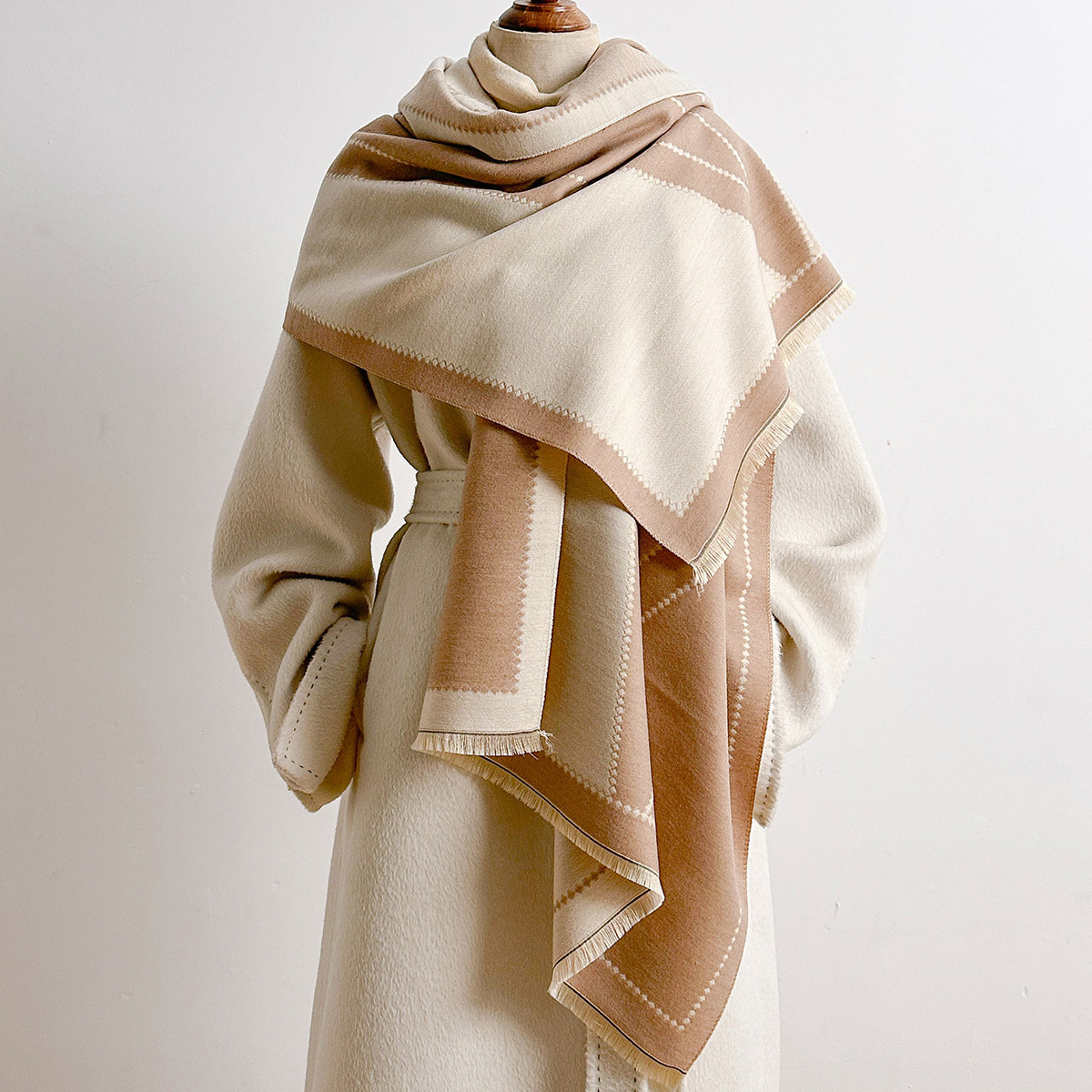 Damski szal z imitacji kaszmir – Cashmere Pashmina Wrap recenzja i cena
