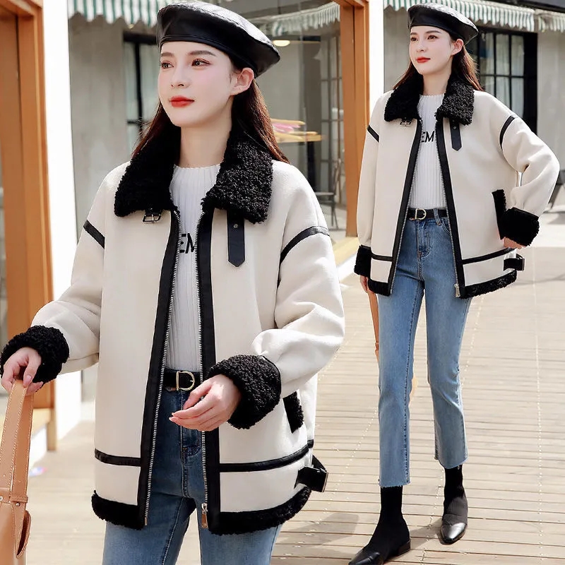 Płaszcz z futra jagnięcego dam – Wool Coat Peacoat recenzja i cena