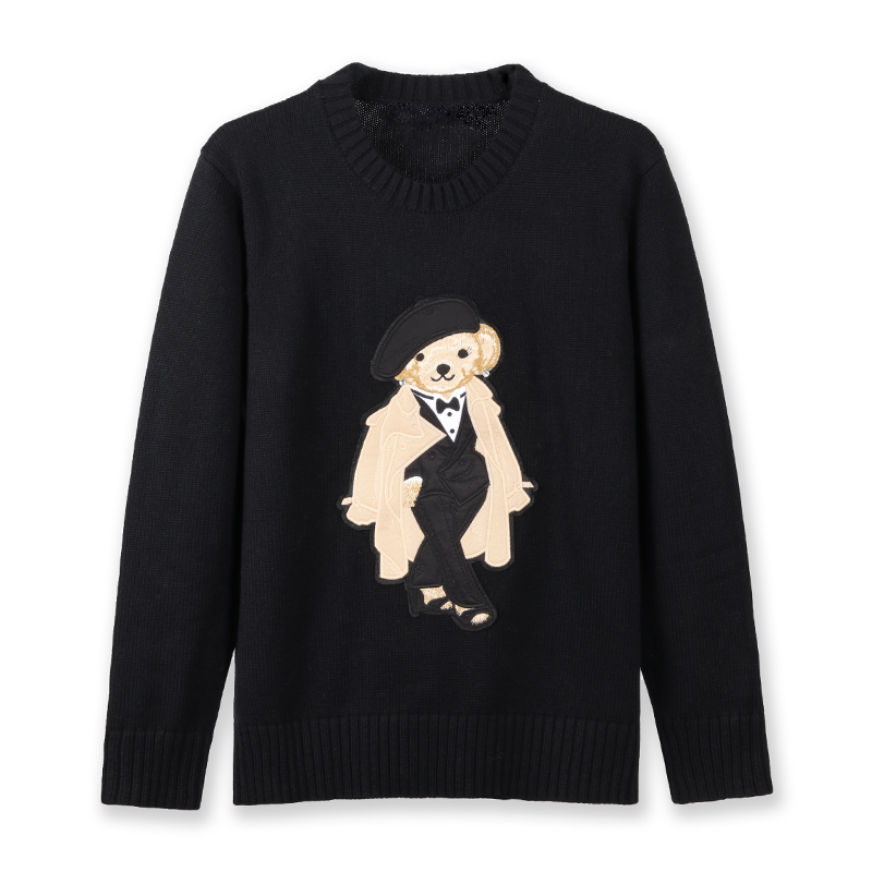Sweter damski z dzianiny w sty – Wool Coat Peacoat recenzja i cena
